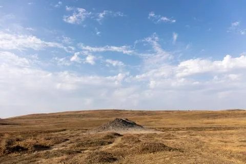 Mud volcano Stock Photos