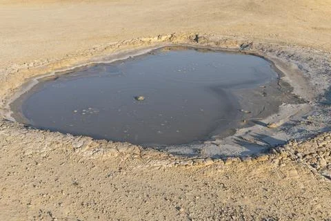 Mud Volcano 写真素材
