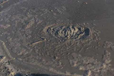 Mud Volcano 写真素材