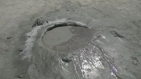 Mud volcanoes 2 Video stock 8967426