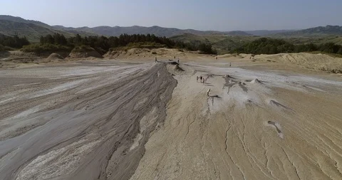 Mud Volcanoes Stock Footage 94238572