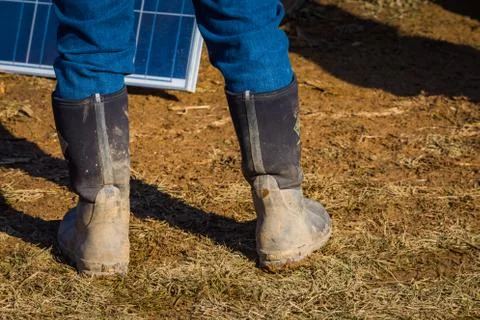 Muddy Boots Stock Photos