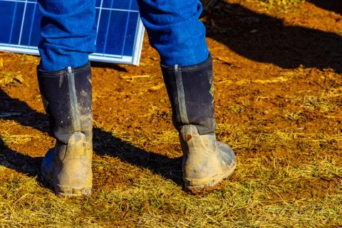 Muddy Boots Stock Photos