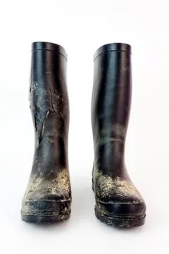 Muddy boots Fotos de archivo