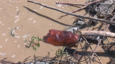 Muddy river 6 Stock Footage 8165720