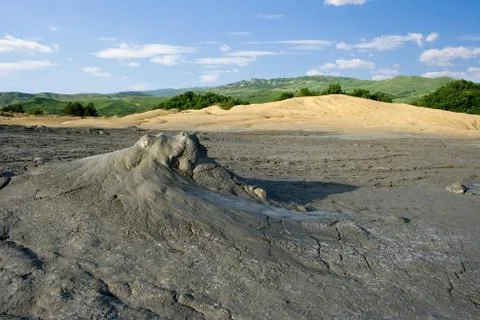 Muddy volcano Stock-Fotos