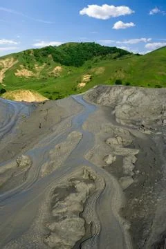 Muddy volcano Foto stock