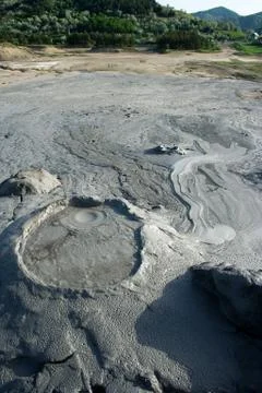 Muddy volcano Stock Photos