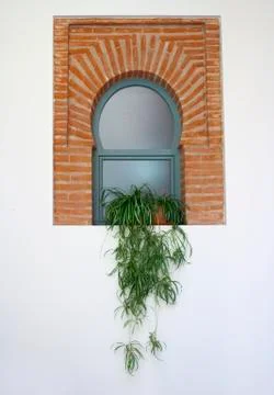 Mudejar window Stock Photos