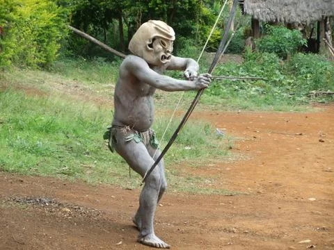Mudman papua Stock Photos