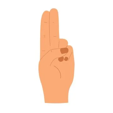 Mudra for happiness Stock Illustration