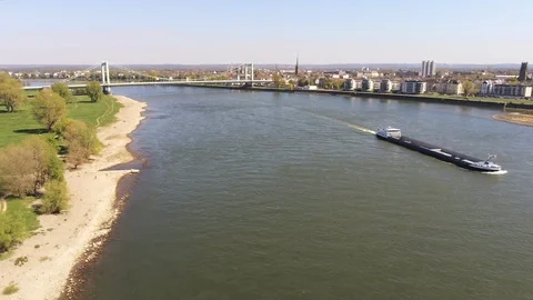 Muelheim bridge in Cologne Stock Footage 107135150