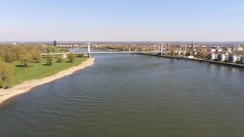 Muelheim bridge in Cologne Stock Footage 107154082