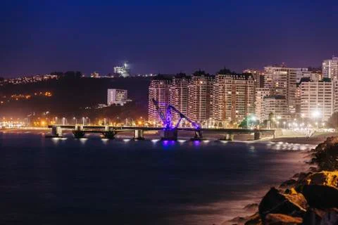Muelle Vergara, Vina del Mar Stock Photos