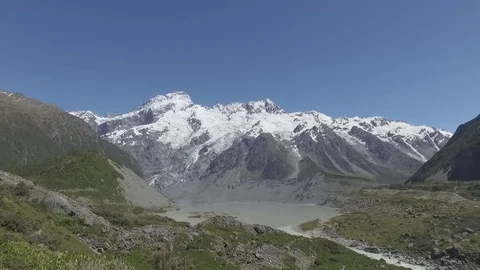 Mueller Glacier Lake Видео 79967085