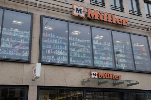 Mueller Store in Munich, Germany Stock Photos