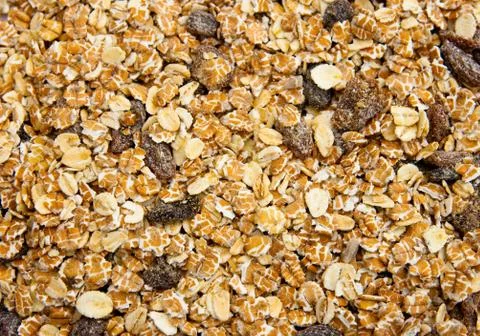 Muesli background Stock-Fotos
