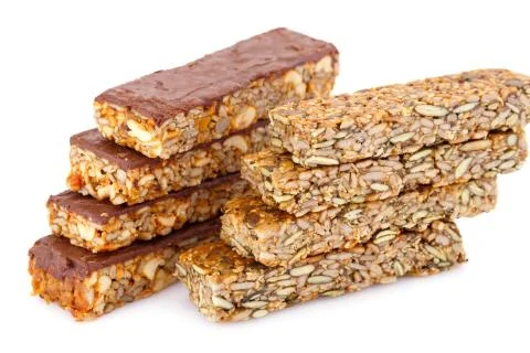 Muesli bars Stock Photos