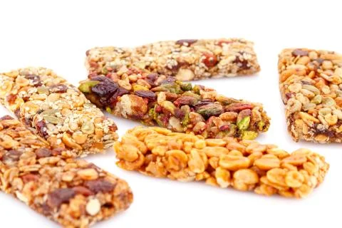 Muesli bars Stock Photos