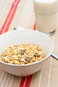 Muesli breakfast Stock Photos