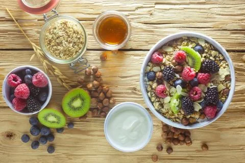 Muesli Foto stock