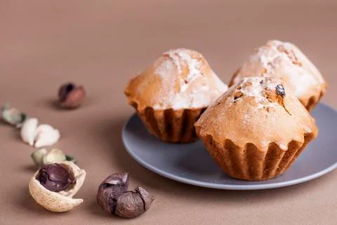 Muffin cakes Stock Photos