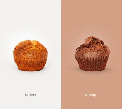 Muffin cholate sweets Stock Photos