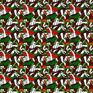 Muffin. Cupcake pattern background. Happy birthday cupcake background in black, Illustrazione stock