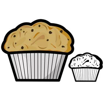 Muffin Stock Illustration