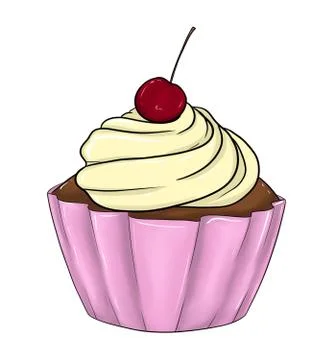 Muffin Stock Illustration