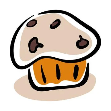 Muffin  illustration Stock Illustration
