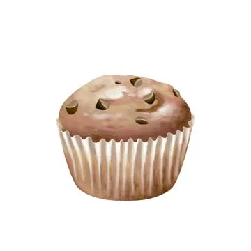 Muffin illustration Illustrazione stock