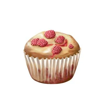 Muffin illustration  Stock-Illustration
