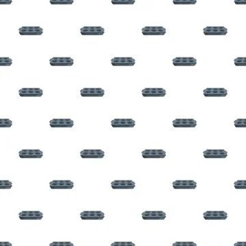 Muffin pan pattern for baking and kitchenware Stock Illustration