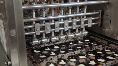 Muffin Production Line Stock Footage 157746157