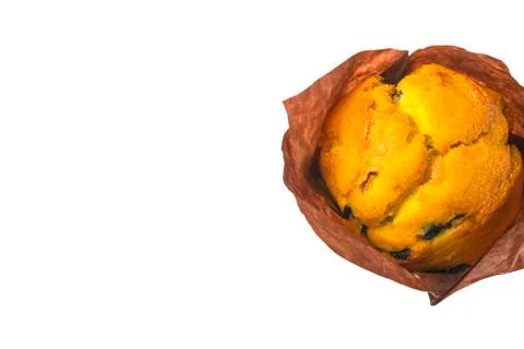 Muffin on a white background close-up. isolate Stock-Fotos