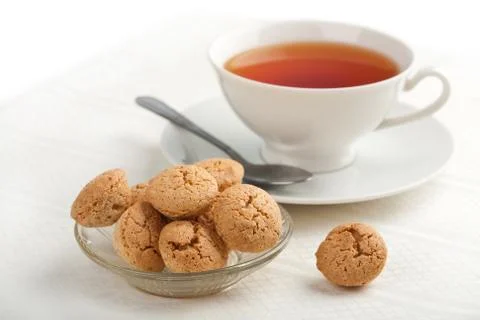 Muffins and cup of tea Foto stock