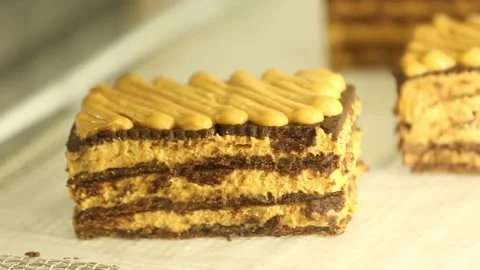 Muffins bakery chocotorta chococake lemon pie meringe Stock Footage 131989394