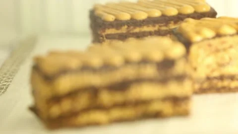 Muffins bakery chocotorta chococake lemon pie meringe Stock Footage 131989470