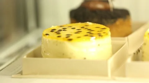 Muffins bakery chocotorta chococake lemon pie meringe Stock Footage 131989550