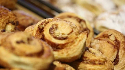 Muffins bakery chocotorta chococake lemon pie meringe Stock Footage 131989586