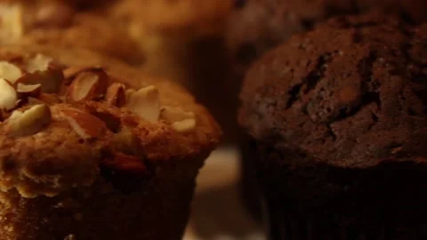 Muffins bakery chocotorta chococake lemon pie meringe Stock Footage 131989771