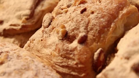 Muffins bakery chocotorta chococake lemon pie meringe Stock Footage 131989997