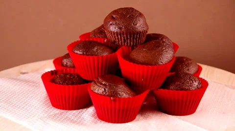 Muffins Stock Footage 32695886