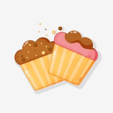 Muffins icon design Stock Illustration
