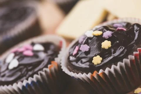 Muffins Stock-Fotos