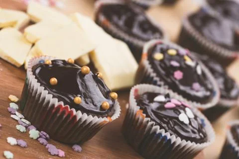 Muffins Stock-Fotos
