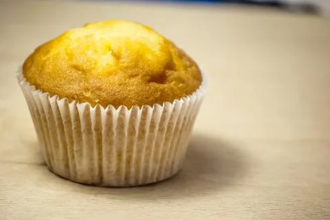 Muffins on plate Stock Photos