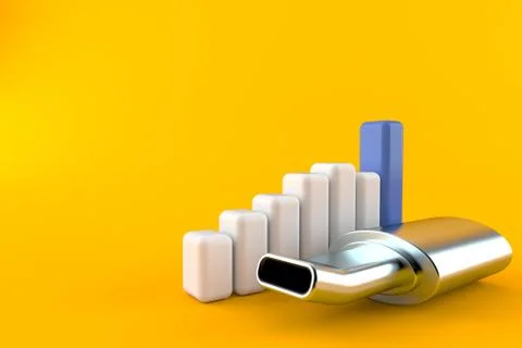 Muffler with chart Stock Illustration