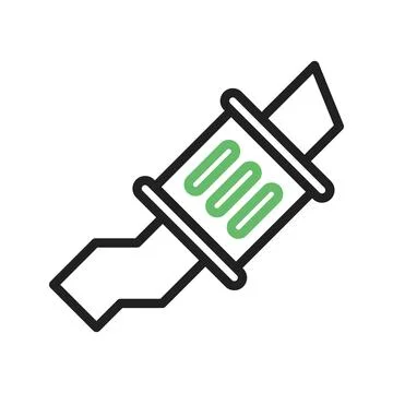 Muffler icon vector image. Stock Illustration